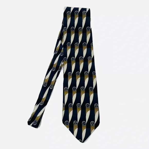 Cocktail Collection Martini Neck Tie 100% Silk USA Length 57” Width 3 3/4” - Picture 5 of 5
